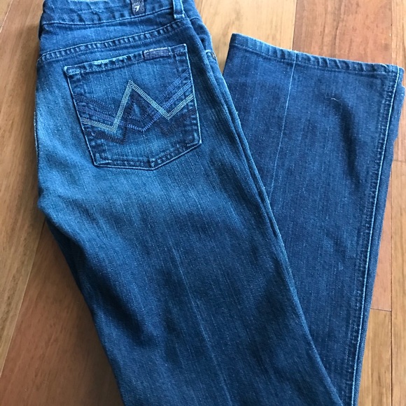Seven 7 For All Mankind A Pocket Flare Bootcut - Picture 2 of 8
